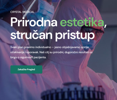 Crystal Medical – Website Development Project