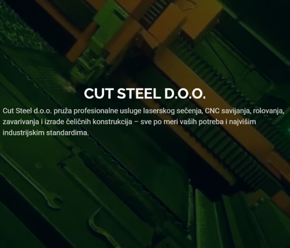 Cut Steel – Website Development Project