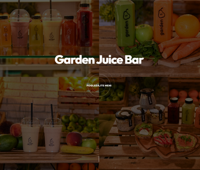 Garden Juice Bar – Website Development Project
