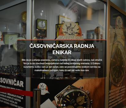 Watchmaker Enikar – Website Development Project